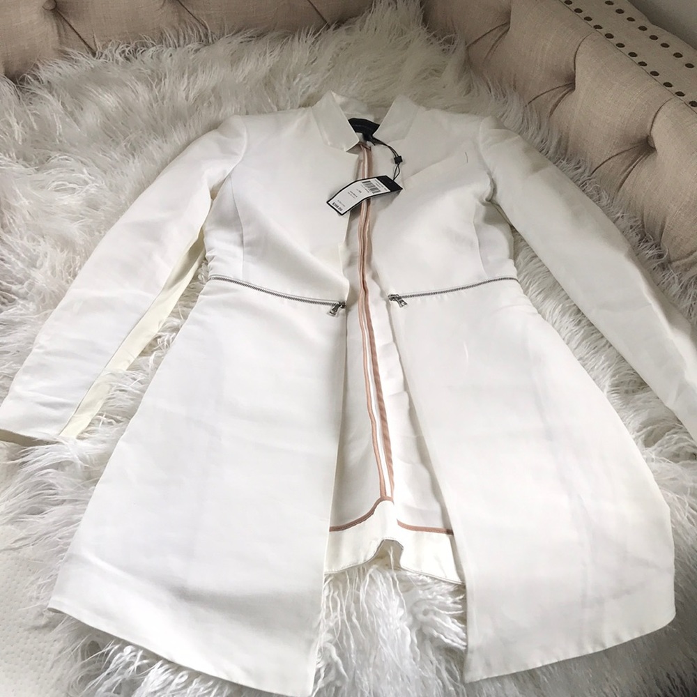 BCBG White Arelia Jacket Blazer